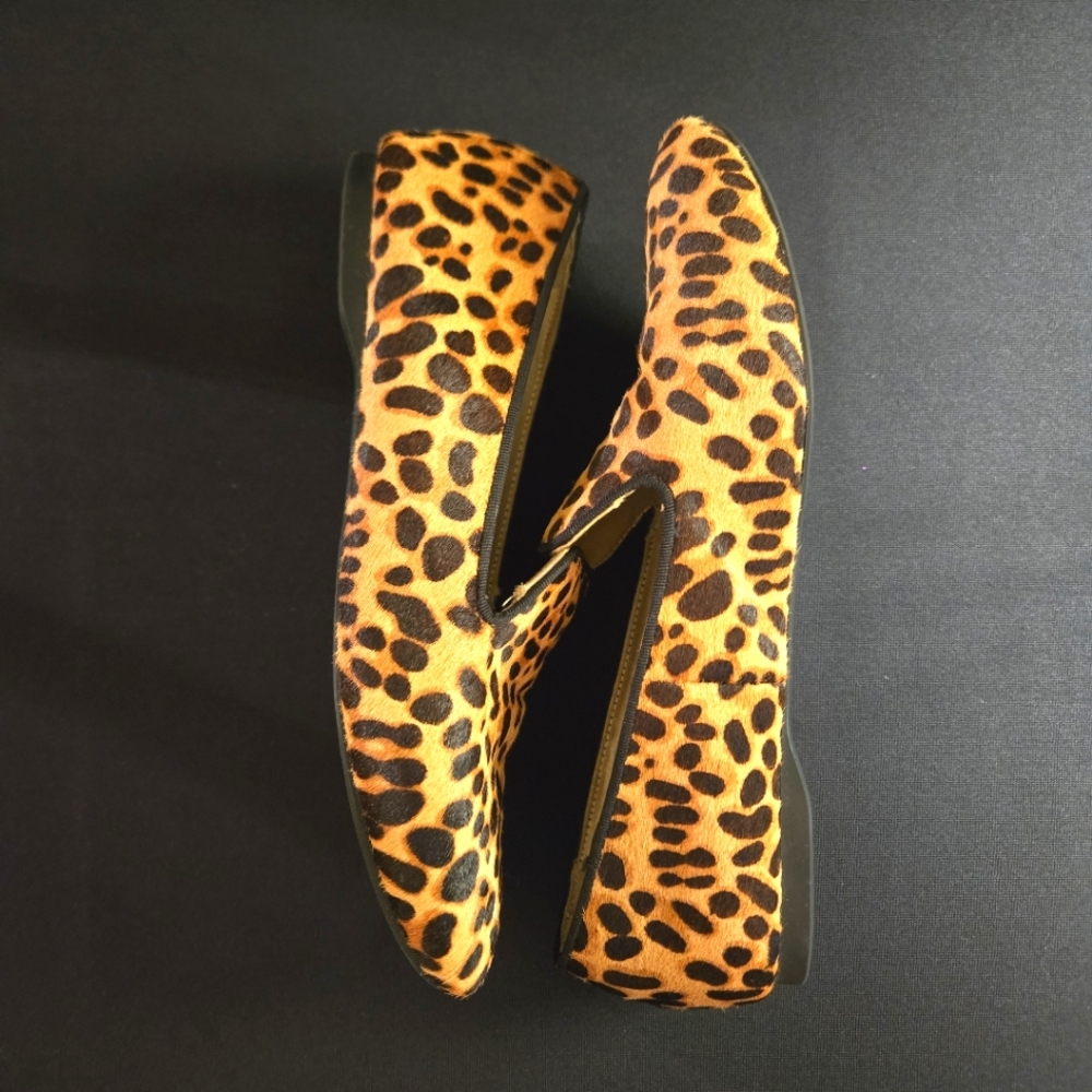 Birdies Leopard Animal Print Loafer Flats Mobwife Cheetah Workwear Office Casual